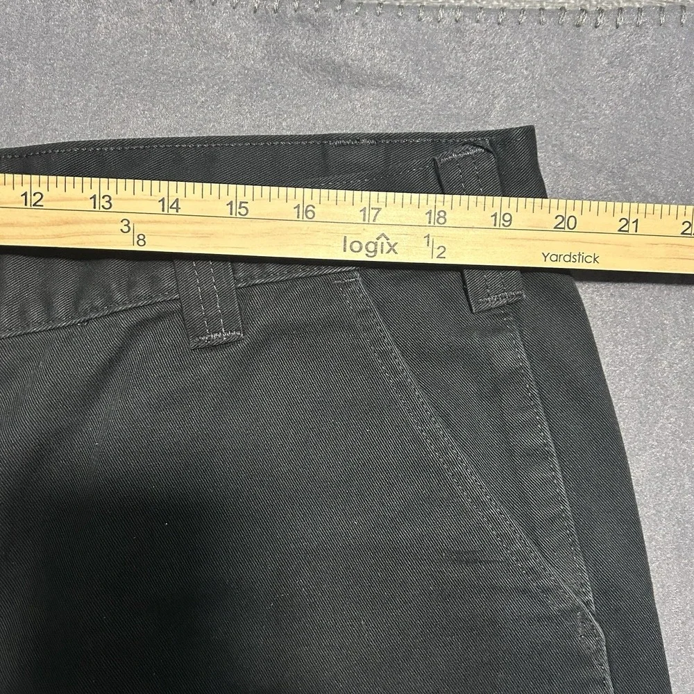 Carhartt B316 Black Carpenter Twill Work Pants Mens Size 42x34 Khaki Double Knee